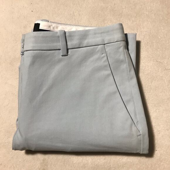 Theory womens 00 baby blue ankle pants trousers office business stretchy - Picture 9 of 9